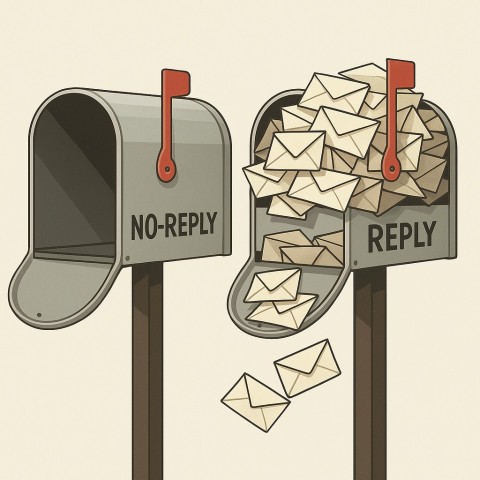 No-Reply or Do Reply (We Don’t Respond): Which Is Worse?